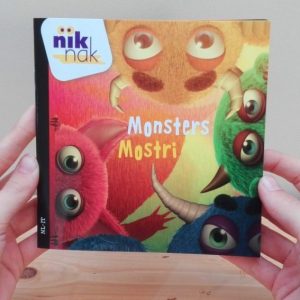 Monsters - cover met Italiaans - tweetalig kinderboek van nik-nak