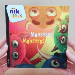Monsters - cover met Portugees - tweetalig kinderboek van nik-nak