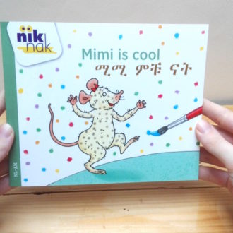 Mimi is cool met Amhaars - cover - tweetalig kinderboek van nik-nak