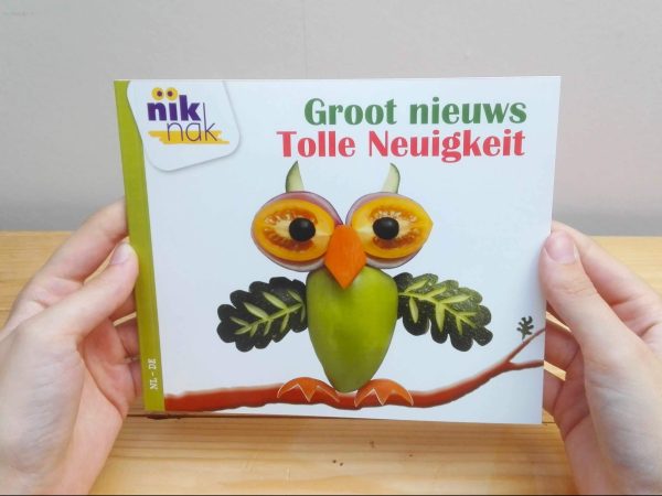 Groot nieuws met Duits - cover - tweetalig kinderboek van nik-nak