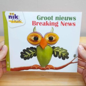 Groot nieuws met Engels - cover - tweetalig kinderboek van nik-nak