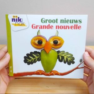 Groot nieuws met Frans - cover - tweetalig kinderboek van nik-nak