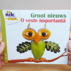 Groot nieuws met Roemeens - cover - tweetalig kinderboek van nik-nak