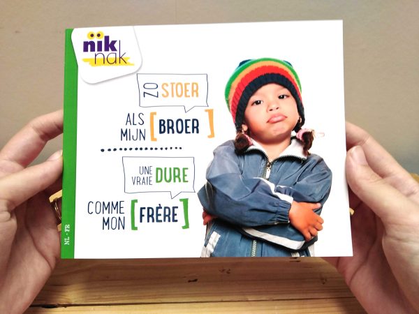 Zo stoer als mijn broer met Frans - cover - tweetalig kinderboek van nik-nak