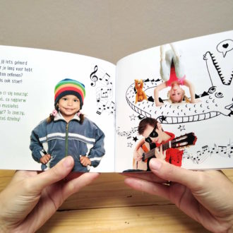 Zo stoer als mijn broer - pagina met Pools - tweetalig kinderboek van nik-nak