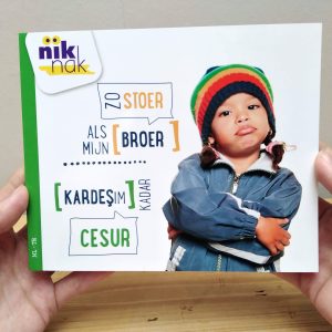 Zo stoer als mijn broer met Turks - cover - tweetalig kinderboek van nik-nak