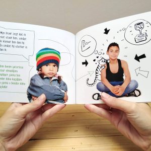 Zo stoer als mijn broer - pagina met Turks - tweetalig kinderboek van nik-nak