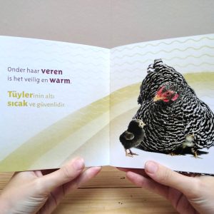 Waar kom ik vandaan? - pagina met Turks - tweetalig kinderboek van nik-nak