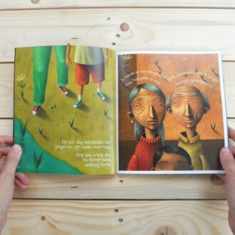 pagina tweetalig kinderboek Engels