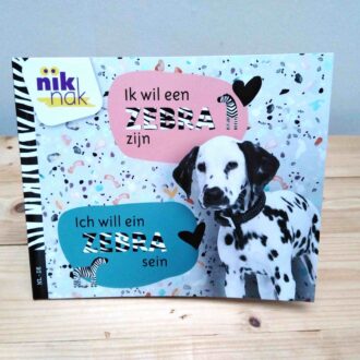 Ik wil een zebra zijn tweetalig boek met Duits