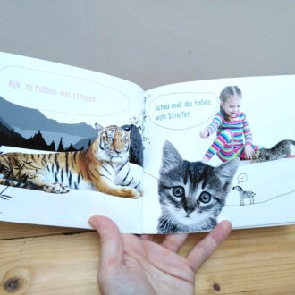 Ik wil een zebra zijn tweetalig kinderboek met Duits voorbeeldpagina