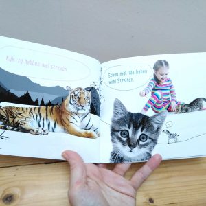 Ik wil een zebra zijn tweetalig kinderboek met Duits voorbeeldpagina