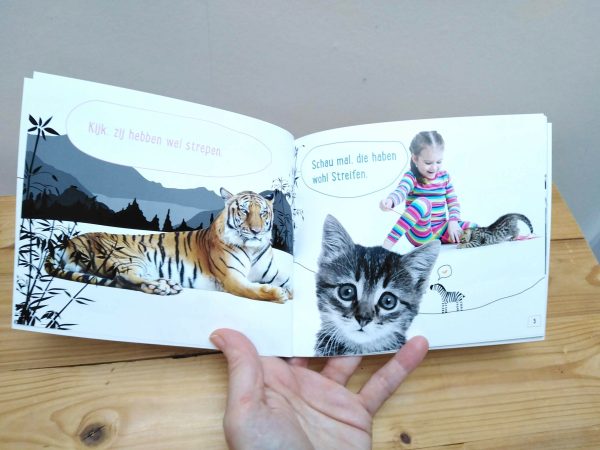 Ik wil een zebra zijn tweetalig kinderboek met Duits voorbeeldpagina