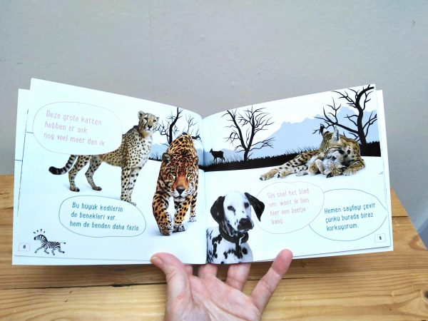 Ik wil een zebra zijn tweetalig kinderboek met Turks voorbeeldpagina