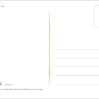 tweetalige postkaarten verso