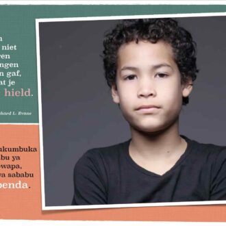 postkaart tweetalig Swahili