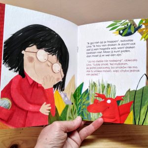 Lina's draak tweetalig kinderboek Pools_pagina