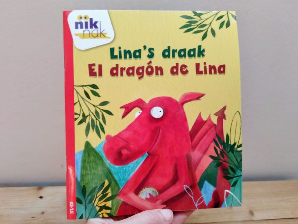 Lina's draak tweetalig kinderboek Spaans_cover