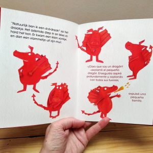 Lina's draak tweetalig kinderboek Spaans_pagina