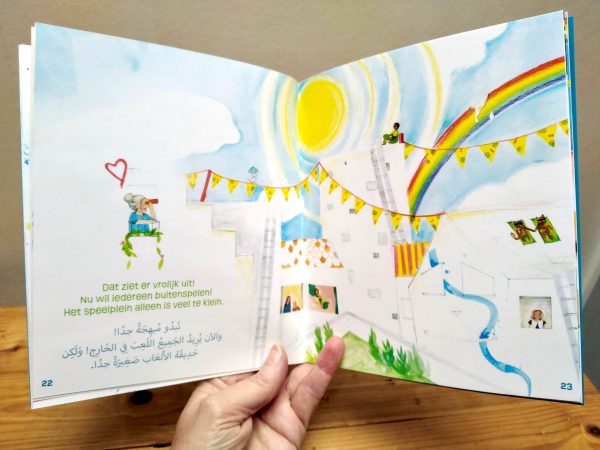 De mooiste stad tweetalig kinderboek met Arabisch_pagina