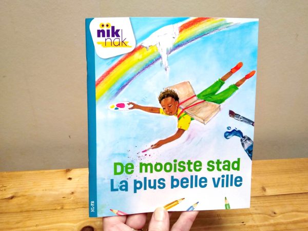 De mooiste stad tweetalig kinderboek met Frans_cover