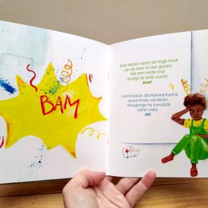 De mooiste stad tweetalig kinderboek met Swahili_pagina