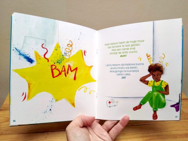De mooiste stad tweetalig kinderboek met Swahili_pagina