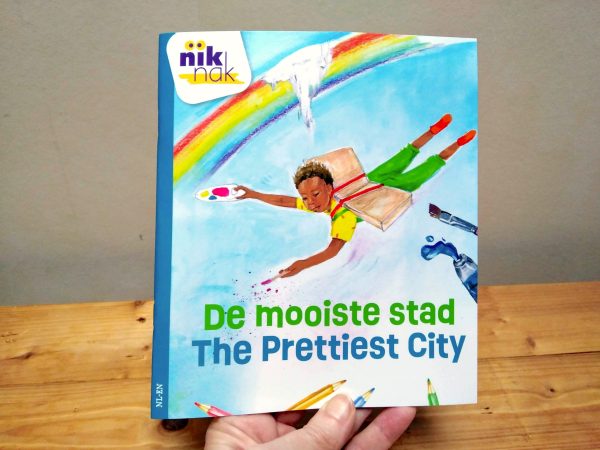 De mooiste stad tweetalig kinderboek met Engels_cover