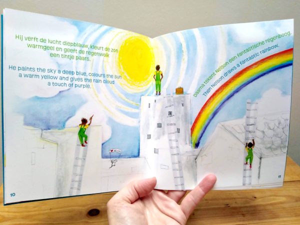 De mooiste stad tweetalig kinderboek met Engels_pagina