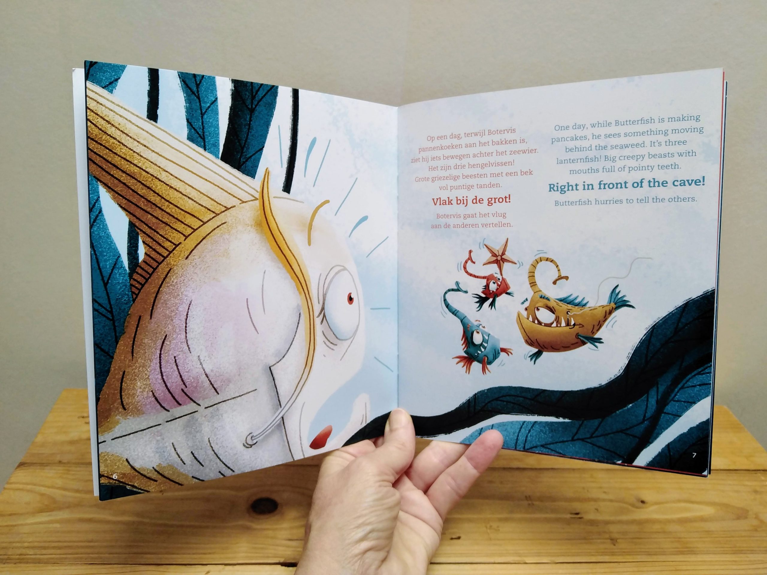 Bang! tweetalig kinderboek met Engels_pagina