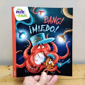 Bang! tweetalig kinderboek met Spaans_cover