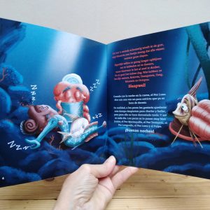 Bang! tweetalig kinderboek met Spaans_pagina