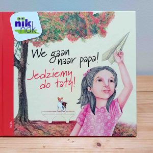 We gaan naar papa tweetalig kinderboek prentenboek Pools-cover