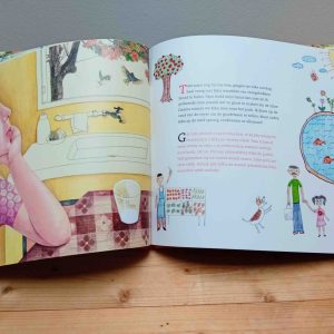 We gaan naar papa tweetalig kinderboek prentenboek Pools-pagina