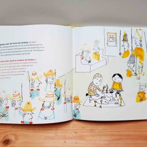 Wat heb ik geluk tweetalig kinderboek Frans_pagina
