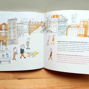 Wat heb ik geluk tweetalig kinderboek Turks_pagina