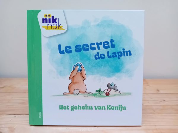 Het geheim van Konijn tweetalig prentenboek Frans_cover